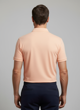 Natural Performance Polo - Peach