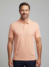 Natural Performance Polo - Peach