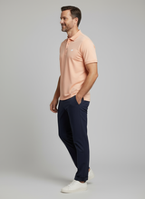 Natural Performance Polo - Peach