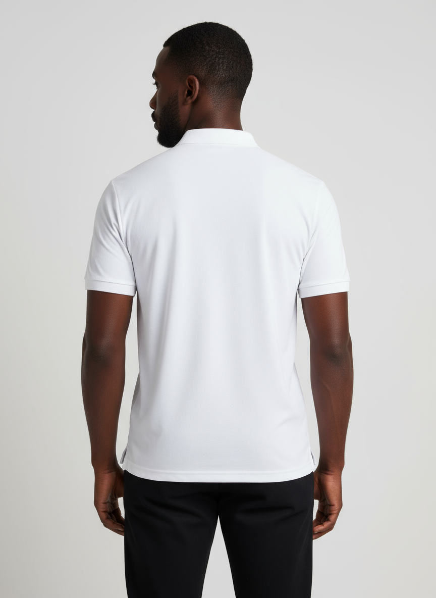 Natural Performance Polo - Weiß