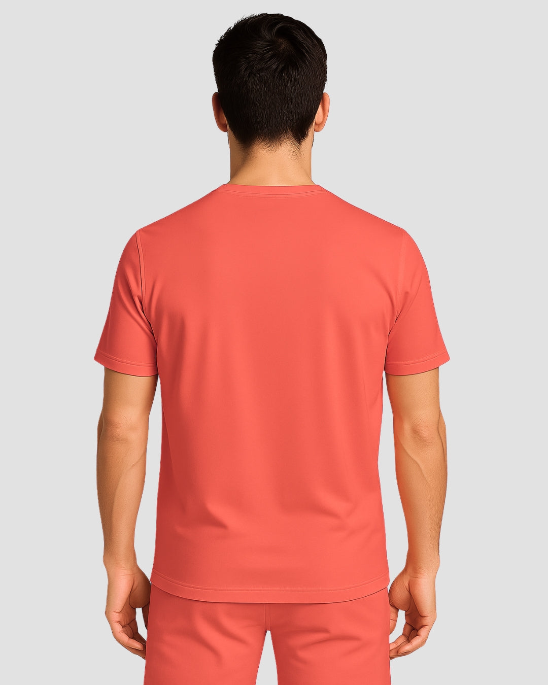 Natural Performance T-Shirt - Sunset Coral