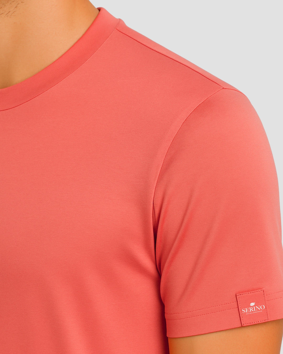 Natural Performance T-Shirt - Sunset Coral