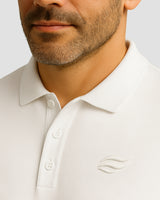 Natural Performance Polo - White
