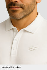 Natural Performance Polo - Weiß