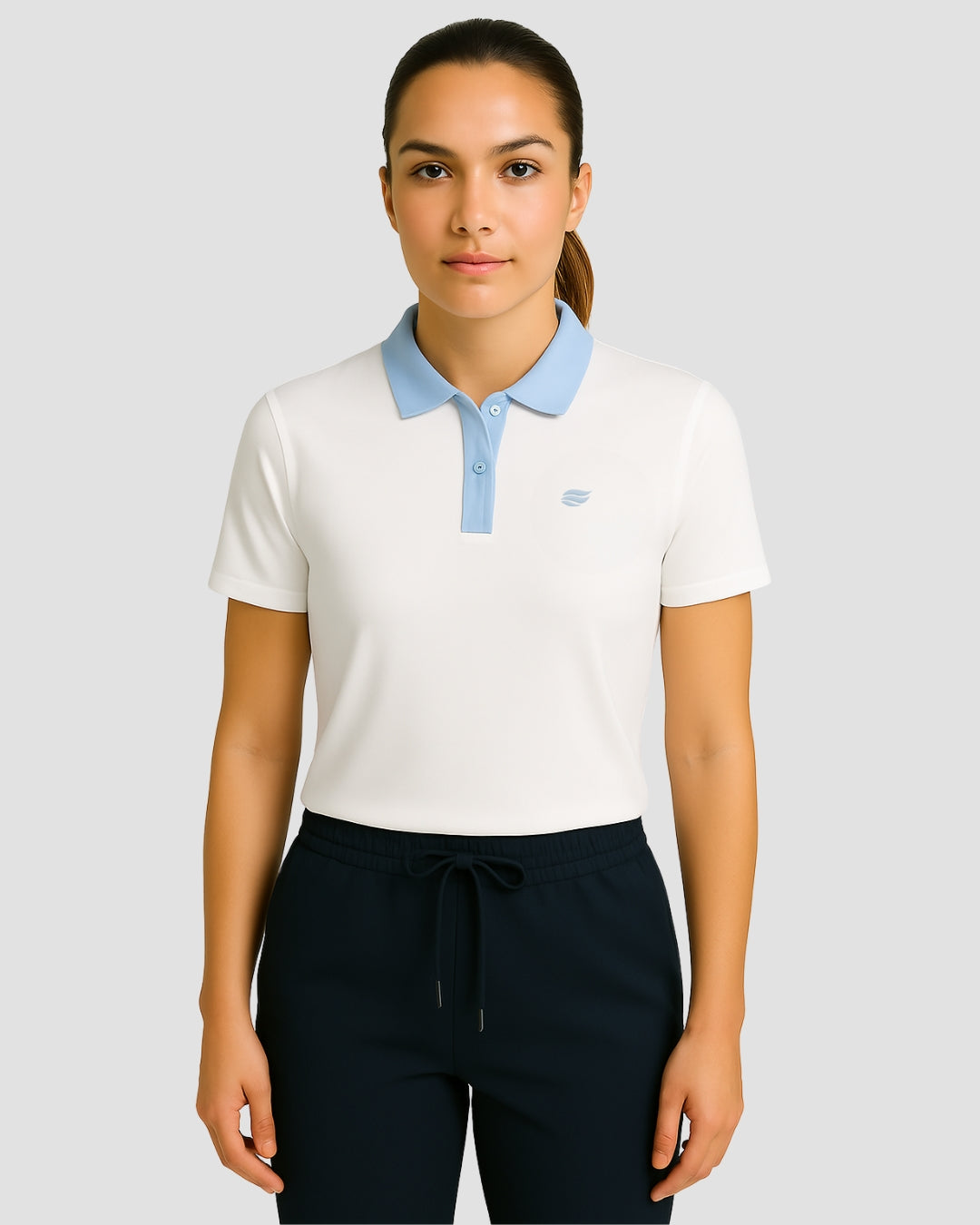 Natural Performance Polo - Weiß