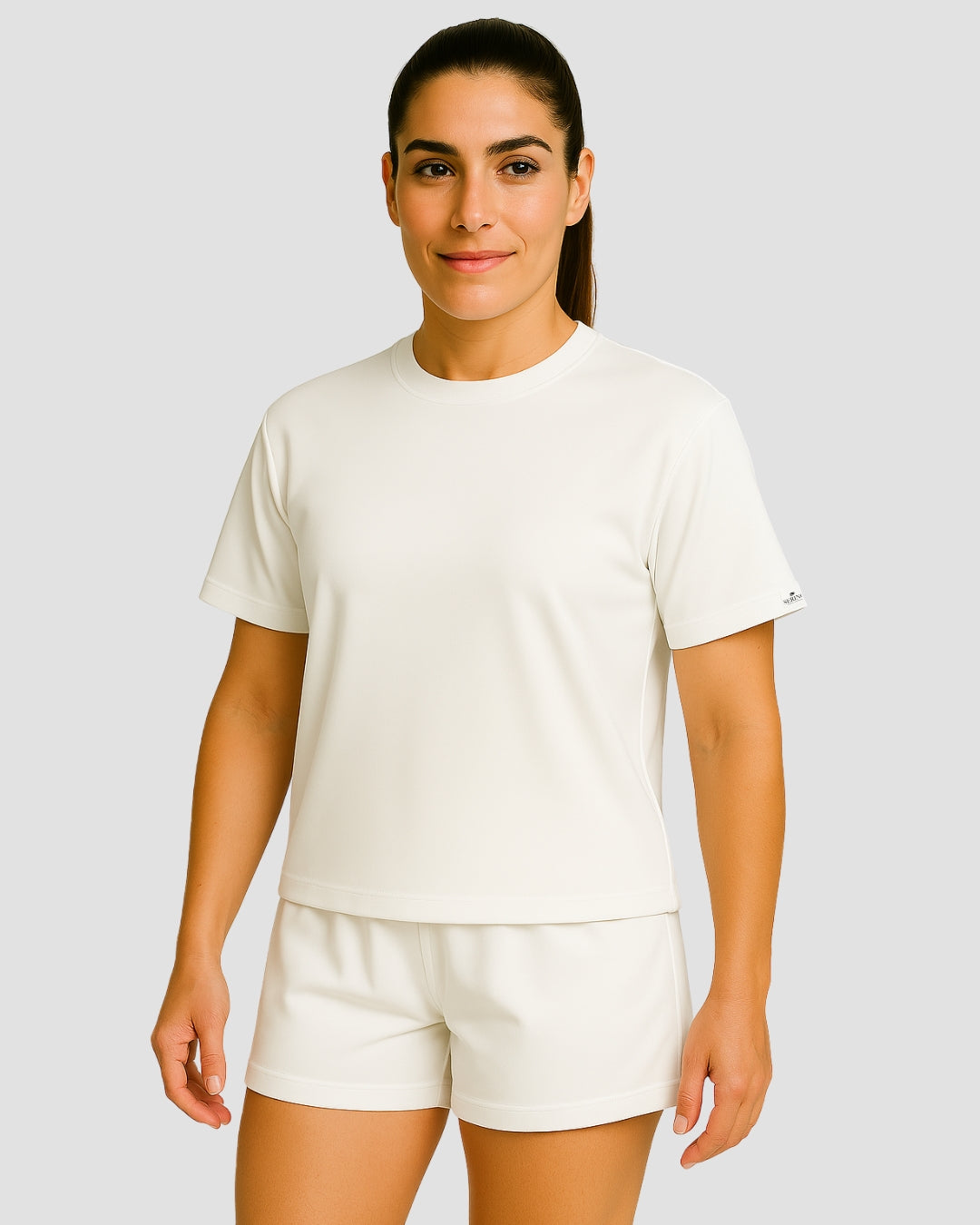 Natural Performance Tee - Weiß