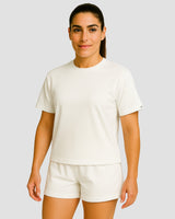 Natural Performance Tee - Weiß