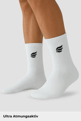 Serino Crew Socks 2er Pack - Weiß