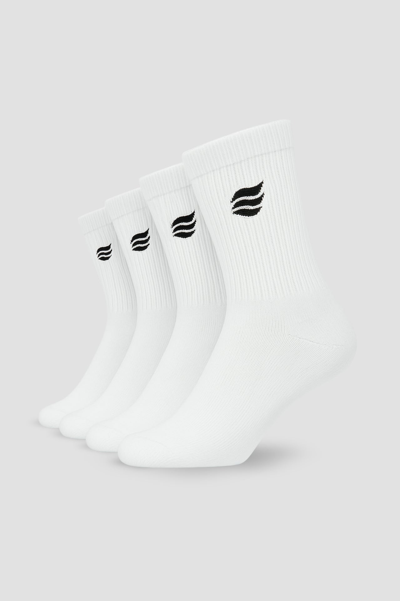 Serino Crew Socks 2er Pack - Weiß