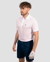 White TENCEL™ Polo - Men